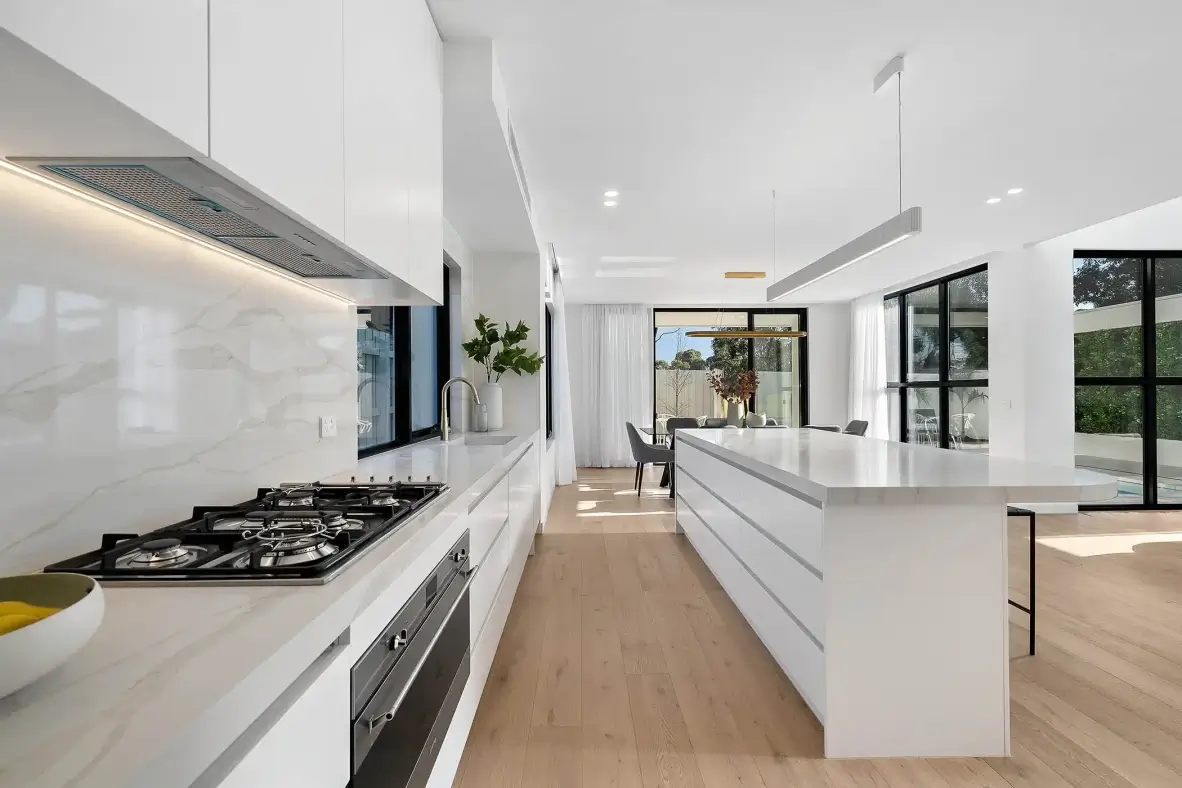 Minimalist White Kitchen