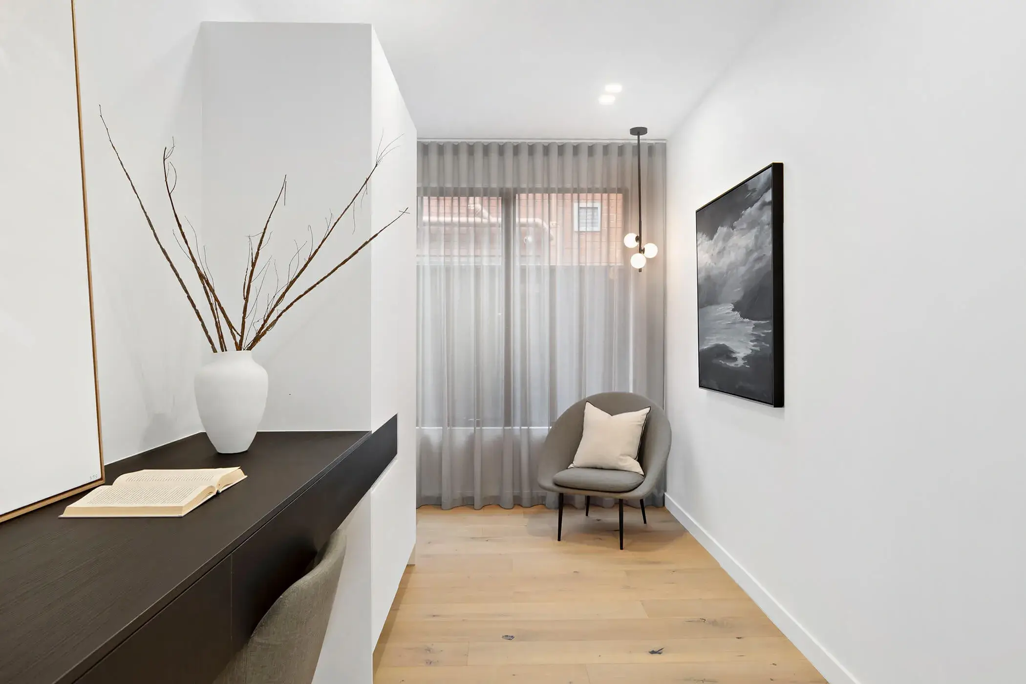 Minimalist White Kitchen